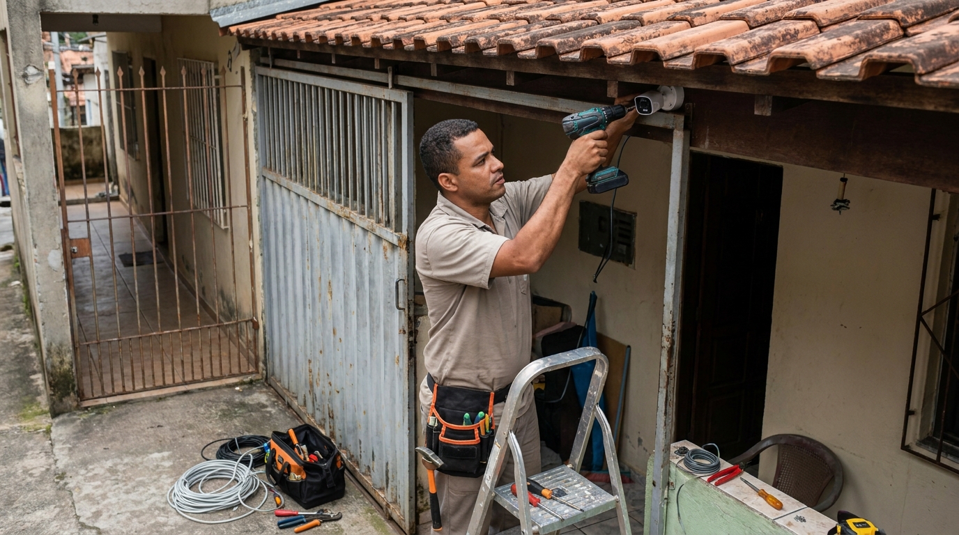 Instalação de Câmera Residencial em Juiz de Fora‑MG