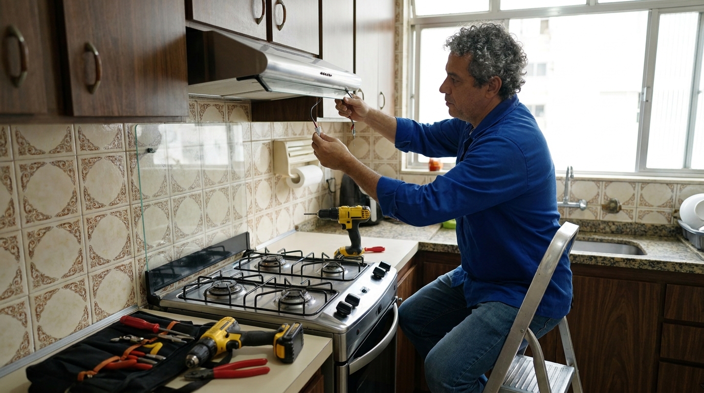 Instalação de Coifa em Juiz de Fora‑MG