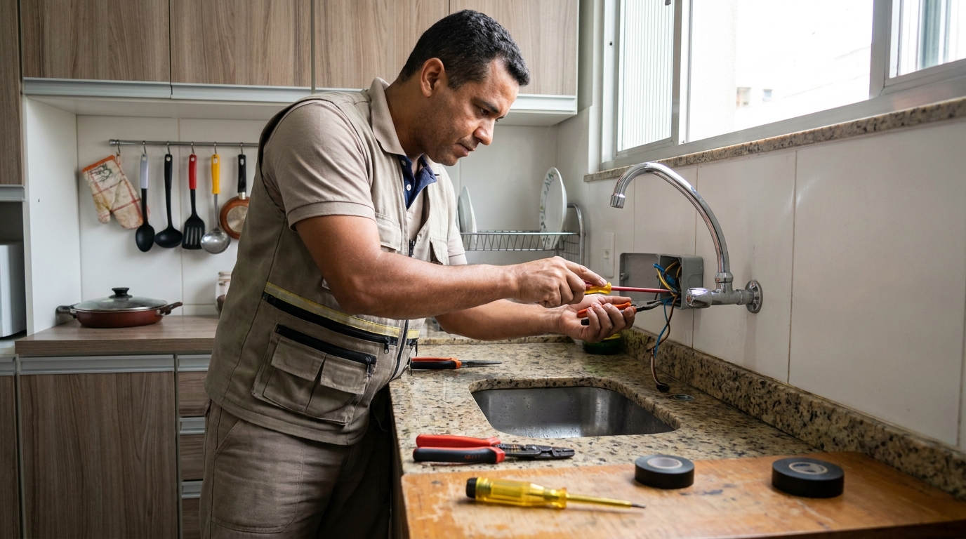 Instalação em Cozinha ou Área Gourmet em Juiz de Fora‑MG
