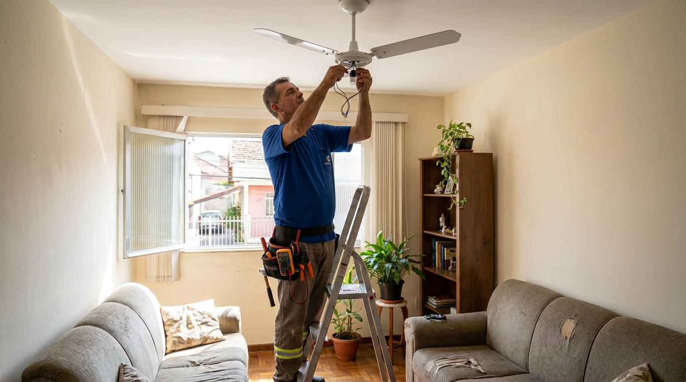 Montagem de Ventilador em Juiz de Fora‑MG