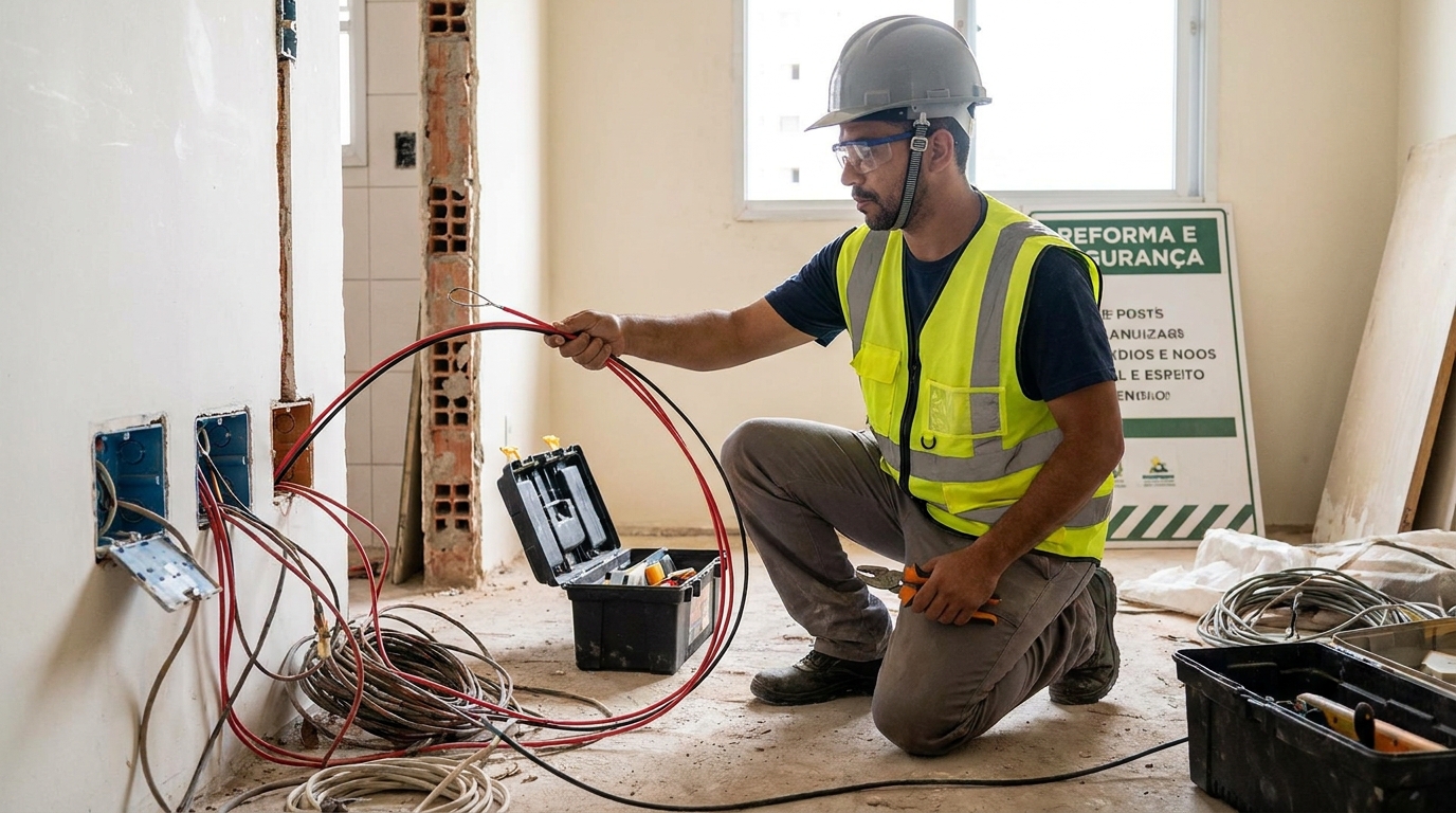 Substituição de Fios Antigos em Juiz de Fora‑MG