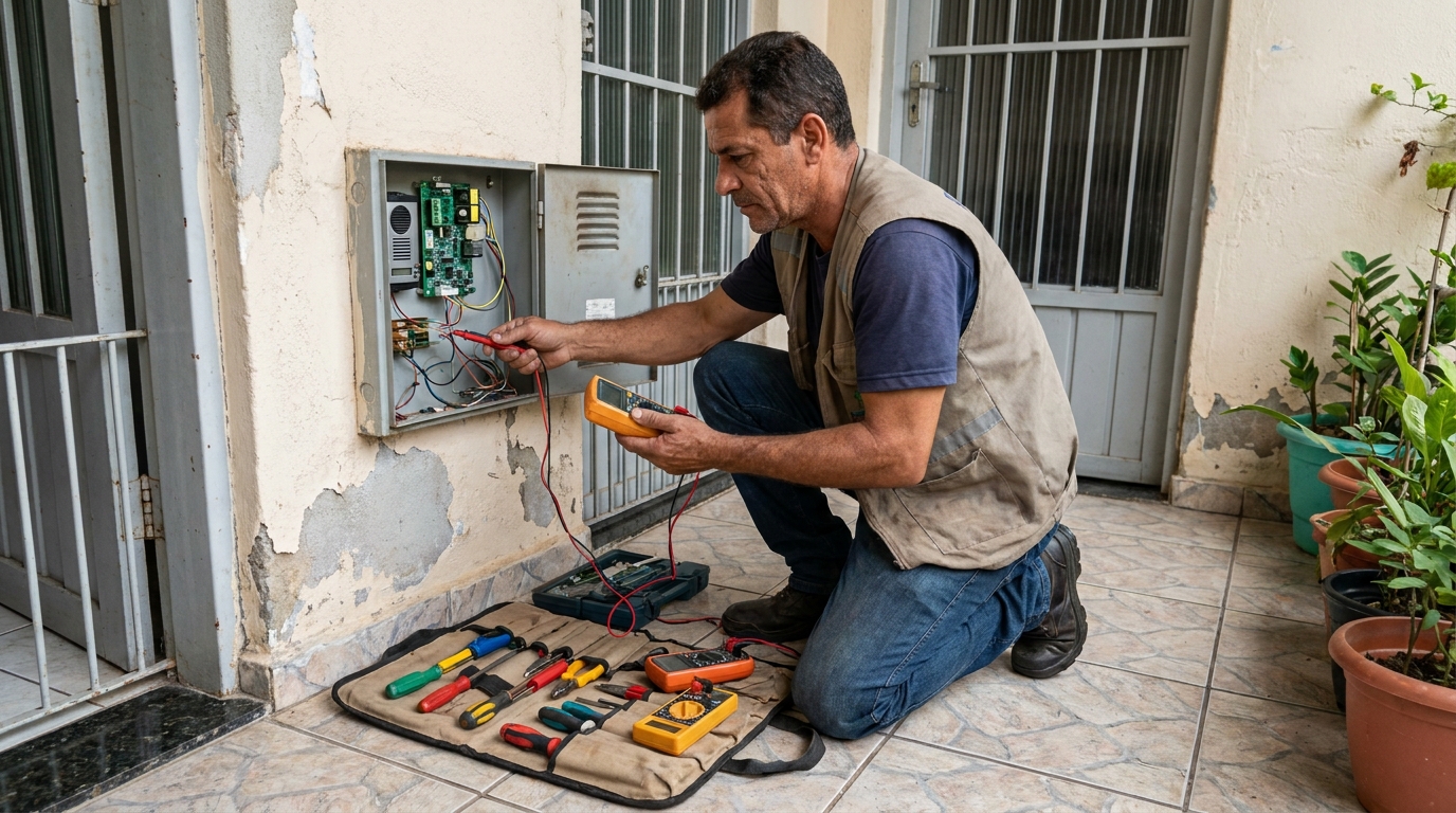 Troca de Fiação de Interfone em Juiz de Fora‑MG